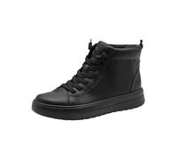 Jana Sneaker High Vegan, Stivali a metà Polpaccio Donna, Nero, 38 EU