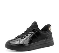 Jana Sneaker Slip On Vegan, Scarpe da Ginnastica Donna, Black Patent, 40 EU