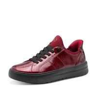 Jana Sneaker Slip on Vegan, Scarpe da Ginnastica Donna, Brevetto Vino, 36 EU