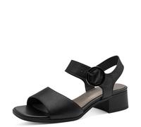 Jana Softline Leather Sandal Heel 8-28705-46, Tacco Donna, Nero, 41 EU