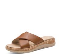 Jana Softline Leather Wedge/Plat Mule 8-27701-46, Sandali Bassi Donna, Cognac, 42 EU