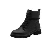 Jana Damen Lace Boot Flat Vegan, Stivali alla Moda Donna, Nero, 39 EU