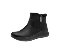 Jana Damen Boot Flat Vegan, Stivali alla Moda Donna, Nero, 38 EU
