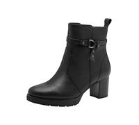 Jana Damen Boot Heel Vegan, Stivali alla Moda Donna, Nero, 38 EU