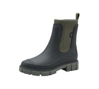 Jana Stivaletti da donna da infilare vegani, Multicolore (Black/Olive), 39 EU
