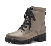 Jana Stivaletti Stringati da Donna con Cerniera Vegani, Marrone (Taupe/Black), 37 EU