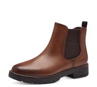 Jana Stivali Chelsea da donna 8-25465-43, cognac, 39 EU Larga