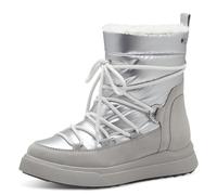 Jana Stivali da Neve Invernali da Donna Vegan, Moda, Grigio Chiaro/Argento, 37 EU