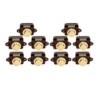 Janasiba 10 pezzi Keyless pressione pulsante di chiusura porta pulsante serratura per caravan cabinet barca motore casa