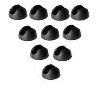 Janasiba 10 PZ Capelli Ago Protezione Gamba Piedi In Metallo Tavolino Caffè Tavolo Gamba Piedi per 10-12Mm Capelli Ago Tavolo Gambe Fallo Da Tavolo