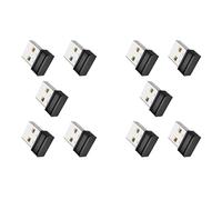 Janasiba 10 X Mouse Jigglers Mover, Non Rilevabile, Automatico USB Shaker Wiggler per laptop, mantiene il computer sveglio, movimento del mouse, nero