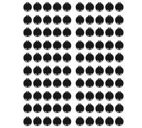 Janasiba 100 Pezzi Nero Rotondo Portabatteria Scatola Per CR2032 2016 2025