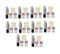 Janasiba 10X Base Portalama con Lame da 180 Pezzi (30/45/60 Gradi) per Cammeo Silhouette 1 2 3 / Ritratto/Curio/Graphtec 6000 / Ce 5000-60 Plotte