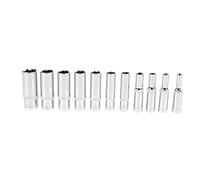 Janasiba 11 Pezzi 1/4 Unità Profonda Presa Set Utensili manuali 6 Lunga Presa Hex Strumento di Riparazione