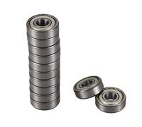 Janasiba 12 pezzi 608Z 22 mm X 8 mm X 7 mm cuscinetto scanalato monopetto