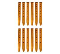 Janasiba 12 pezzi neve e di sabbia in lega di alluminio coni a forma di U chiodo della leggero