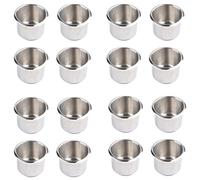 Janasiba 16 pezzi, supporto universale per barche marine, 68 x 55 mm, in acciaio inox, per divano da poker