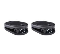 Janasiba 2 clip posteriori magnetiche per microfono senza fili, colletto magnetico a clip, supporto magnetico per microfono, clip per cavo di trasmissione live