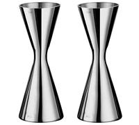 Janasiba 2 misurini in acciaio inox doppia testa bar party vino cocktail shaker jigger 45 ml