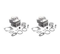Janasiba 2 pezzi, 44 mm, 52 CC, gruppo cilindrico, 1E44F-5, 44F-5, 44-5, BG520, CG520, gruppo cilindrico, set di pistoni, parti trimmer
