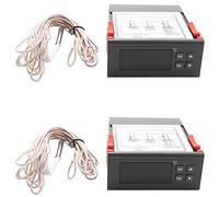 Janasiba 2 x 220 V/30 A, regolatore di temperatura digitale Rc-114 m, termostato relè, uscita -30-300 gradi con sensore