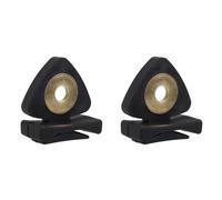 Janasiba 2 x Ammortizzatore professionale per allenamento violino 4/4 3/4 1/2 Accessori per allenamento violino nero