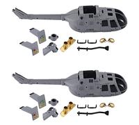 Janasiba 2 X C186 Shell Cover Set per C186 C-186 RC elicottero aeroplano drone pezzi di ricambio accessori,1