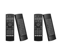Janasiba 2 X MX3 Air Mouse Wireless Tastiera Smart Remote Funzionamento con Sfondo Illuminazione 2.4G per Tx3 H96 Android