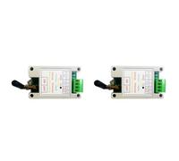 Janasiba 2 x Ricetrasmettitore wireless USB RS485 RS232 20DBM 433M Trasmettitore e Ricevitore Modem Radio VHF/UHF (RS485)
