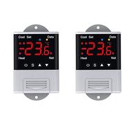 Janasiba 2 X senza fili WiFi regolatore di temperatura termostato AC110-220V DTC1201 sensore display digitale APP controllo