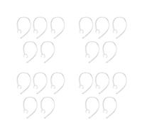 Janasiba 20 Ganci per Orecchi Trasparenti di Alta Qualita' per Cuffie Auricolare Bluetooth Wireless Ricambio