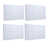 Janasiba 24 di assorbimento acustico, 12 x 12 x 0,4, fonoassorbente per isolamento dei