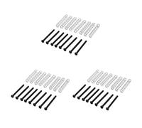 Janasiba 24 pezzi M3X30MM Pick-Up per chitarra elettrica di Humbucker Reglage Altezza Vite e Molla - Nero
