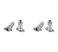 Janasiba 2X Assemblaggio di Incudine per Avvitatore A Percussione Compatibile nel Alloggiamento della Testa del Trapano, Adattatore 1/2 Pollice A Presa Esagonale Femmina da 1/4 di Pollice