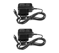 Janasiba 2X Caricabatterie Adattatore di Alimentazione Interruttore Universale DC 6V 500MA per Monitor Pressione Sanguigna 7120 / U10L / 8713 Spina UE