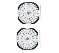 Janasiba 2X per Orologi Movimento VX33E VX33 Movimento Al Quarzo con Finestra A Doppio Calendario A Tre Pin Batterie