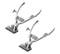Janasiba 2X Vecchio Manuale di Moda Forbici Taglio di Capelli Mano Druecken Piccolo Laerm Tagliacapelli Non Elettrico