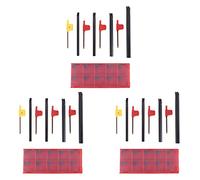 Janasiba 3 set di 7/8/10/12 mm Sclcr tornio di trapano supporto attrezzi + 10 inserti Ccmt 0602
