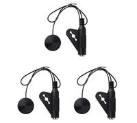 Janasiba 3 x microfono per chitarra acustica, microfono a contatto piezo per chitarra uculele, violino, mandolino, banjo, Kalimba, arpa