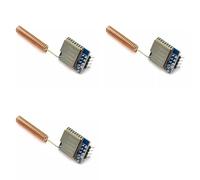 Janasiba 3 X Ra-01 LoRa SX1278 433M Modulo di trasmissione wireless Spread Spectrum con una portata di 10 Km