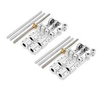 Janasiba 30 Pezzi 200 mm Asse Ottico Cuscinetto Guide In Alluminio Guide Albero Filettato Pindel Gleit Boccola Frizione Parti CNC