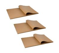 Janasiba 300 pezzi di carta pergamena non sbiancata, pre-tagliata, 12 x 16, rivestimento antiaderente, impermeabile, resistente all'olio, resistente, frittura,