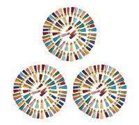 Janasiba 300 pezzi portachiavi nappe in pelle nappa gioielli fabbricazione nappa ciondolo nappa fascino per portachiavi fai da te