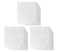 Janasiba 36 piastre di assorbimento acustico, 12 x 12 x 0,4 cm, per decorazione acustica da parete