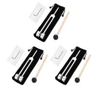 Janasiba 3X Diapason Bioacustico Ponderato con per Terapia Diapason con Cursore Acustico 128 Hz