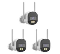 Janasiba 3X Telecamera di Sicurezza 2K 4MP 2.4G/5G WiFi Mini Tuya CCTV Videocamera di Sorveglianza Smart Life WiFi IP Camera EU Plug