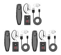 Janasiba 3X Walkie Talkie Wireless Bluetooth PTT Auricolare Auricolare Spina K Vivavoce per Microfono Cuffia -888S K5