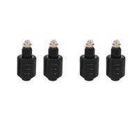 Janasiba 4 Pacchi Ottico 3,5 mm Femmina Mini Jack Spina A Digitale Toslink Adattatore