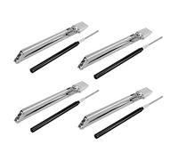Janasiba 4 X Forni automatici per case di crescita in lega di alluminio tetto ventola auto Vent Solar Sensitive Forno automatico per case in crescita