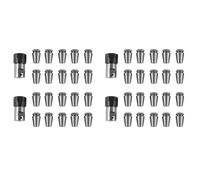 Janasiba 40 pezzi Er16 Spann Boccola + albero motore 8 mm Estensione Supporto Cnc Fresatura Utensile Rotativo Gravier Macchina